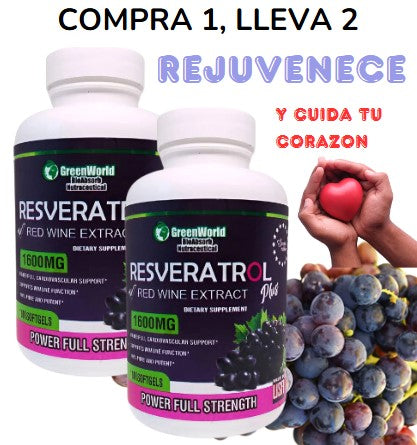 2X1 🎁 RESVERATROL PLUS® AMERICANO